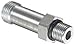 Eaton Aeroquip FF1854T0606S Steel Tube Fitting, Extended Adapter, 3/8" Tube OD Face Seal Male x 3/8" O-Ring Boss Male