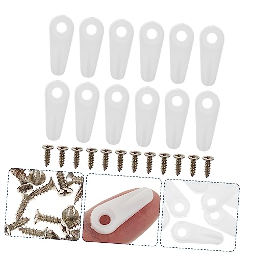 Image of OSALADI 100pcs Tablet Picture Frame Hardware Plastic Picture Turn Buttons Frame Clip Board Hanger Hooks for Plastic Hangers Photo Photo Buttons Fixing Clips No Trace