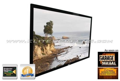 Image of Elite Screens ezFrame Series, 200-inch Diagonal 4:3, Fixed Frame Home Theater Projection Projector Screen, Model: R200WV1
