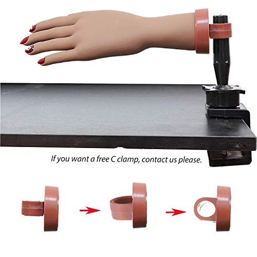 Practice Hand For Acrylic Nails, Nail Practice Mannequin Hands, Fake Hands To Practice Fake Nails,Practice Hands Acrylic Nail Kit, Manicure Hand Practice Nails, Silicone Hand For Nail Beginners #TOP3