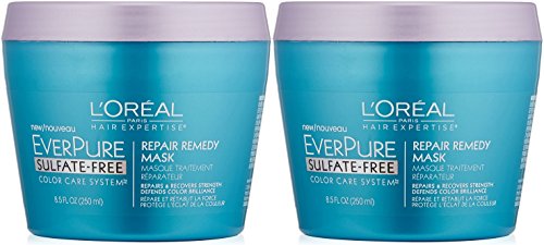 L'Oreal Paris Hair Care Expertise Everpure Repair and Defend Rinse Out Mask, 8.5 Fluid Ounce (Pack of 2)