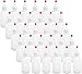 Yesland Juego de 30 botellas de plástico de 120 ml con escala, sin BPA, sin látex, aptas para alimentos, botellas dosificadoras, botellas para manualidades, pegamento, salsas, barbacoas