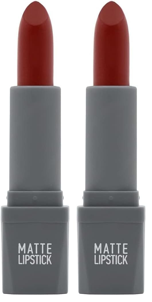 ALIX AVIEN Yoğun Renk Veren Uzun Süre Kalıcı Nemlendirici Kadifemsi Mat Ruj - Matte Lipstick 411 Spicy Terracot (2 paketi)