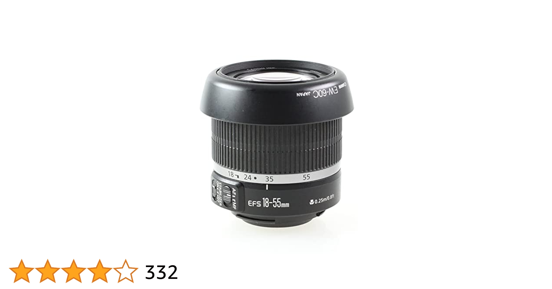 キャノン Canon EF-S 18-55mm 55-250mm IS レンズ Amazon.com : Canon EF-S 18-55mm f/3.5-5.6 is II SLR Lens