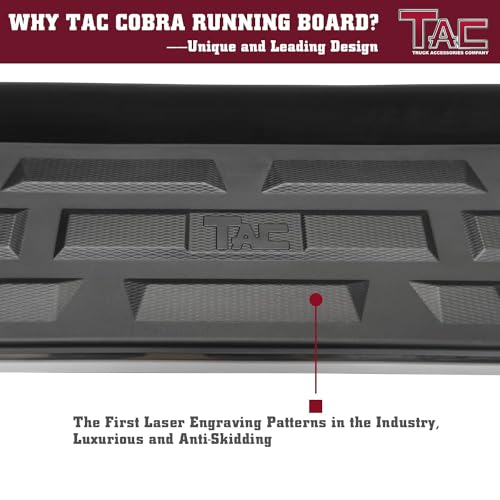 Estribos TAC Cobra para Ford Explorer 2011-2019 Negro miniatura 5