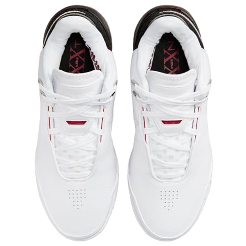 Lebron NXXT Gen AMPD Basketball Shoes (FJ1566-100, White/University Red/Metallic Silver/Black) Size 72