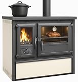 Küchenofen Holzherd Modell Forno - creme - 6 kW