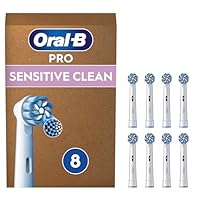 Oral-B Testine Di Ricambio Pro per Spazzolino Elettrico, 8 Testine Pro Sensitive Clean Bianche...