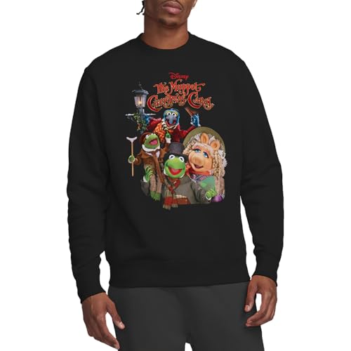 Muppets The Christmas Carol Poster Unisex Sweatshirt, Black, Large