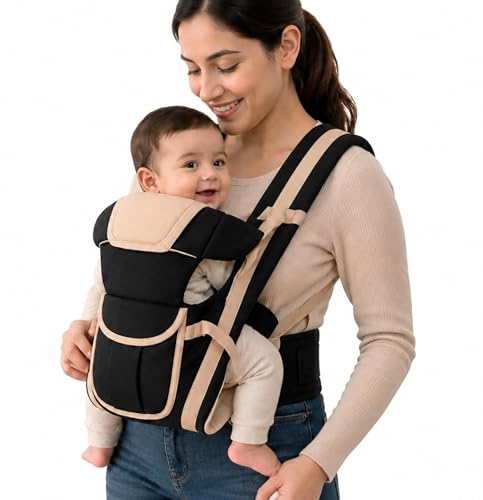 Image of Mommers Baby Carrier | Lightweight & Portable Infants Lounger for Supervised Use | Soft Fabric | Travel Friendly | 0-6 Months