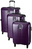 Safari Thorium Stubble Luggage (Purple, Pack of 3)