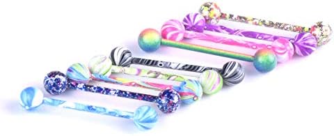 Sumerlly Women Body Piercing Jewelry Nose Rings Hoop Stainless Steel Brow Lip Tongue Piercing Studs