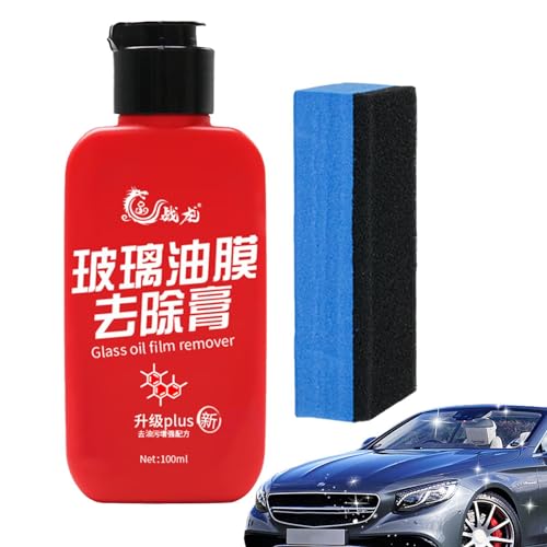 Removedor de película de óleo de carro,de vidro automotivo para manchas de água - automático univers