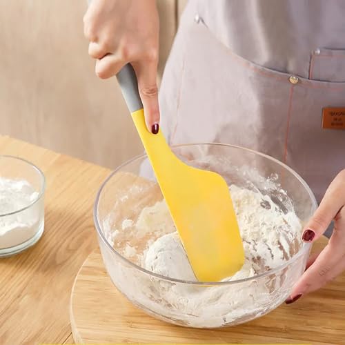 Image of Silicone Spatula - Nonstick, Heat Resistant Cooking & Baking Flipper for Pancakes, Omelettes, Pizza, Steak, Dosa - Ideal for Griddle Pans, Cookware and Fish Turner (Omelette Spatula)