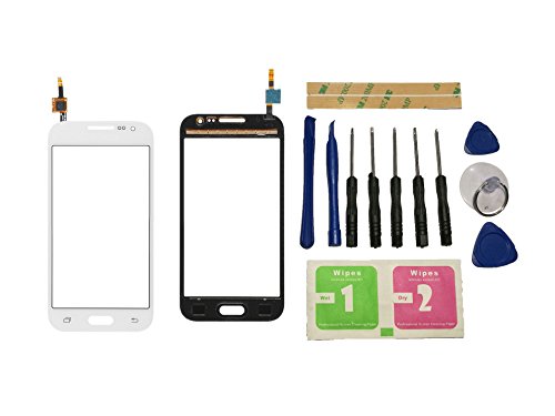 Flügel pour Samsung Galaxy Core Prime G361F G361 Ecran Vitre Tactile Blanc Touch Screen Digitizer (Non LCD) de Remplacement & Outils