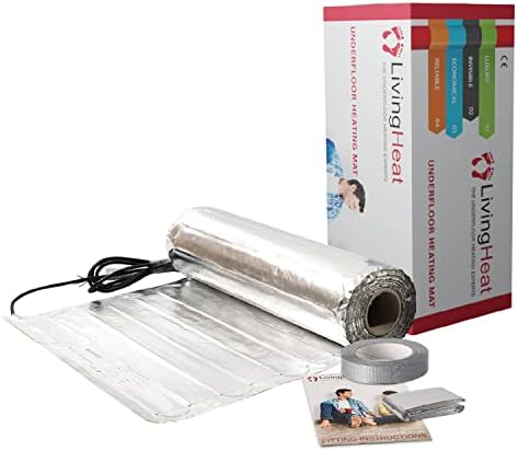 Underfloor Heating Kit for Under Laminate & Wood Floors, Electric 150w /m² with No Thermostat, 6/m²