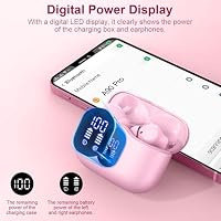 Kopfhörer Kabellos Bluetooth, Bluetooth 5.4 Kopfhörer, Tiefer Bass Ohrhörer – Ansicht 6