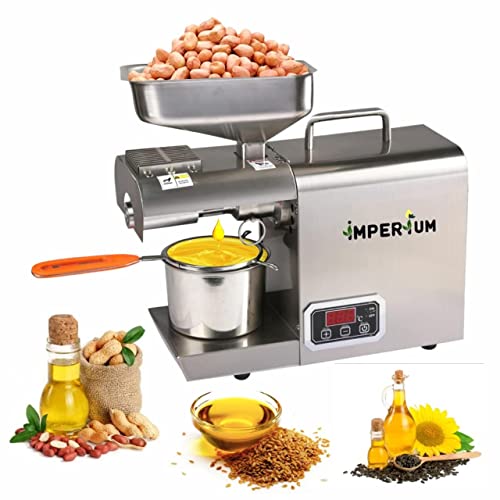 Mini Oil Machine 17 imperium 600 Watt Organic Stainless Steel Temperature Controller Oil Press...