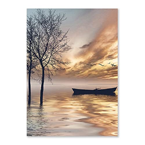 Apcgsm Stampa su tela canvas natura. Quadri Moderni Gabbiano. Quadro dipinto su tela paesaggio. Stampe da parete,moderni decorazione per soggiorno camera da letto. 30x42cm(11.8x16.5) Senza cornice