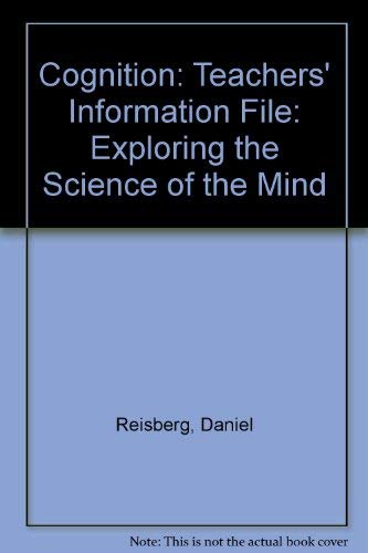 Cognition - Exploring the Science of the Mind: ... 0393977161 Book Cover