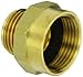Moon 357-1010751 Brass Fire Hose Adapter, Nipple, 1" NPSH Female x 3/4" GH Male