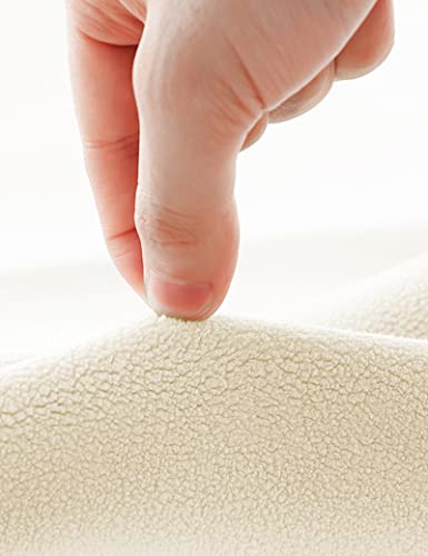 Kiench Girls' Sherpa Fleece Lined Leggings High Waist Warm Thermal Pants3