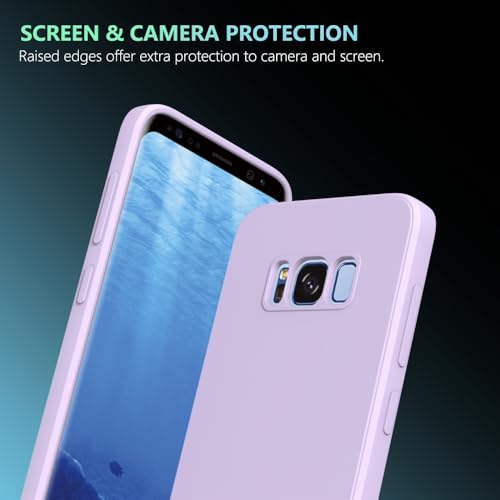Image of for Samsung Galaxy S8 Case Purple, Scratch Resistant with Soft Touch, Slim Thin Phone Cover for Samsung Galaxy S8