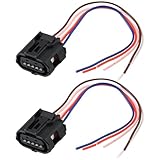 EMSea 2 STÜCKE 5-poliger Auto-Luftmengenmesser-Sensorstecker mit Kabel 22204-0H010 15 cm Kompatibel mit Lexus Kompatibel mit Toyota Scion