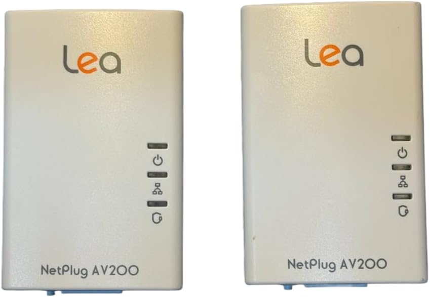 NetPlugAV200 Powerline Ethernet Adapter, White, 200Mbps, HomePlug AV Compliant, Power Line Network Bridge for IPTV and Multimedia Home Networking