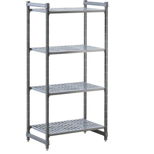 Cambro - Estantería Básico de 54 Cm de Fondo, 91 Cm de Longitud X 183 de Altura Com4 Estantes Ventilados