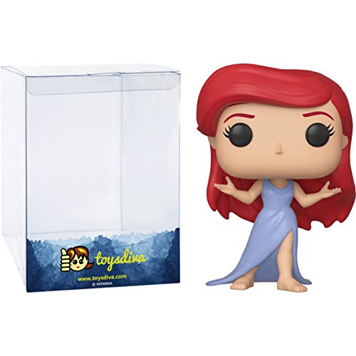 A R I E L : P O P ! Vinyl Figurine Bundle With 1 Compatible 'Toysdiva' Graphic Protector (564 - 40101 - B)