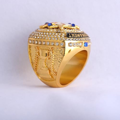 Image of 2 pcs Pack or 12 pcs Pack Softball Championship Trophy Ring Award Gift for Tournament Champion Team palyers Awards Trophy on Side Size 9.5