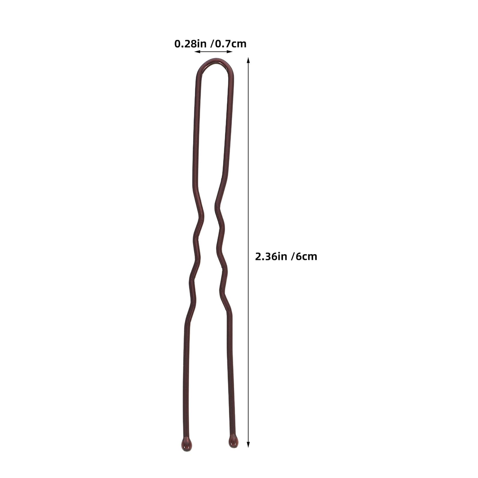 600 pezzi Forcine Capelli Forma U in Metallo Ondulate con Scatola Fermagli per Capelli Donna per Acconciature con Chignon Leggeri e Resistenti per Uso Quotidiano e Occasioni