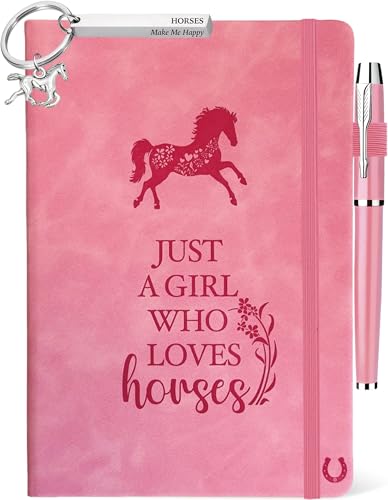 Carnet de notes rose A5 ligné avec stylo pour bureau