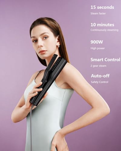 Image of nesmar G4 Pro Clip Travel Steamer for Clothes,110-240V Portable Steamer | Global Voltage Adaptation, 2 Steam Model,0.8lb Lightweight Travel Sized, 15s Heat Up, Easy Wrinkle Remover, Auto Shut-Off