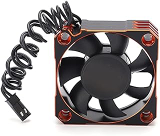 VGEBY 50mm Motor Cooling Fan, RC Motor Heatsink 10000 RPM ESC Cooling Fan 8.5V/for 1/8 1/5 1/6 RC Sensored Brushless Motor 50Mm Rc Fan
