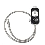 HPDMC DIN Valve Scuba Refill Station 4500psi Stainless Steel Braided PCP Paintball HPA Tank Charging System