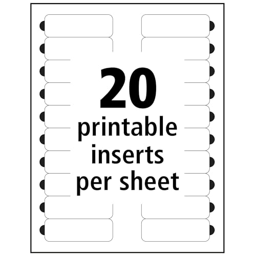 Avery Reusable Magnetic Professional Name Badge System, 1" x 3" Silver Name Tags, 10 Identification Badges, 80 Inkjet Printable Inserts, Design Software Included (71205) by Avery - Image 3
