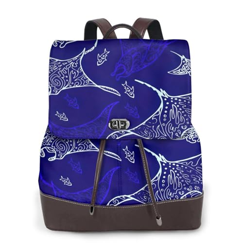 Sac à dos en cuir femme polyvalent noir idéal comme sac de voyage chic et travail quotidien