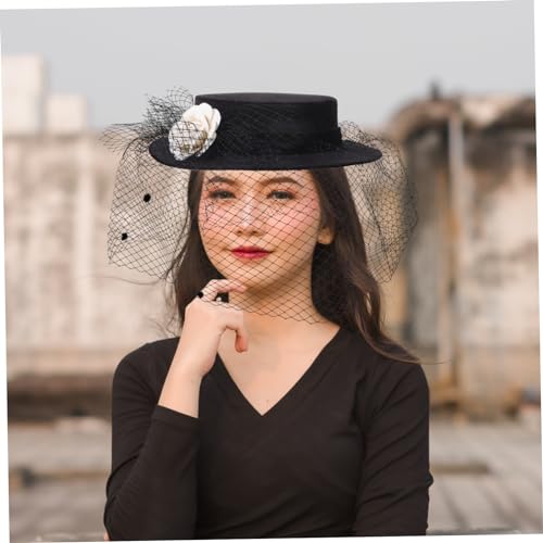 Chapeau de femme à large bord chic Homoyoyo : ne manquez plus jamais d'élégance en fête - 7