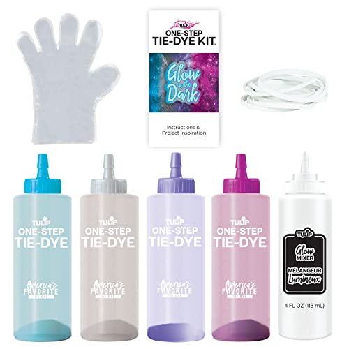 Tulip One-Step Tie-Dye Kit 48207 Tulip Glow In The Dark Cosmic Galaxy 4-Color Tie-Dye Kit thumb #2