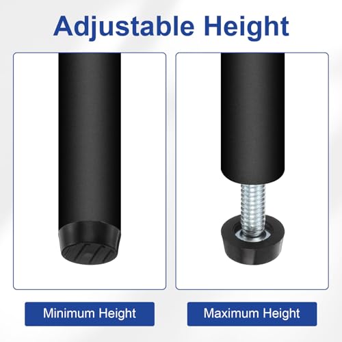 Patas ajustables para muebles de comedor con rosca 1/4-20 y perno de 21 mm 5