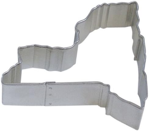 Foose Store State of New York Cookie Cutter 3.5 Inch โTin Plated Steel Cookie Cutters โ State of New York Cookie Mold