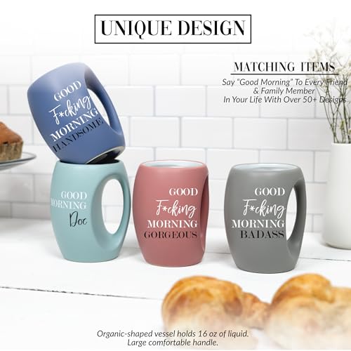 Taza Stoneware para Café de 16 oz color Rosa miniatura 4