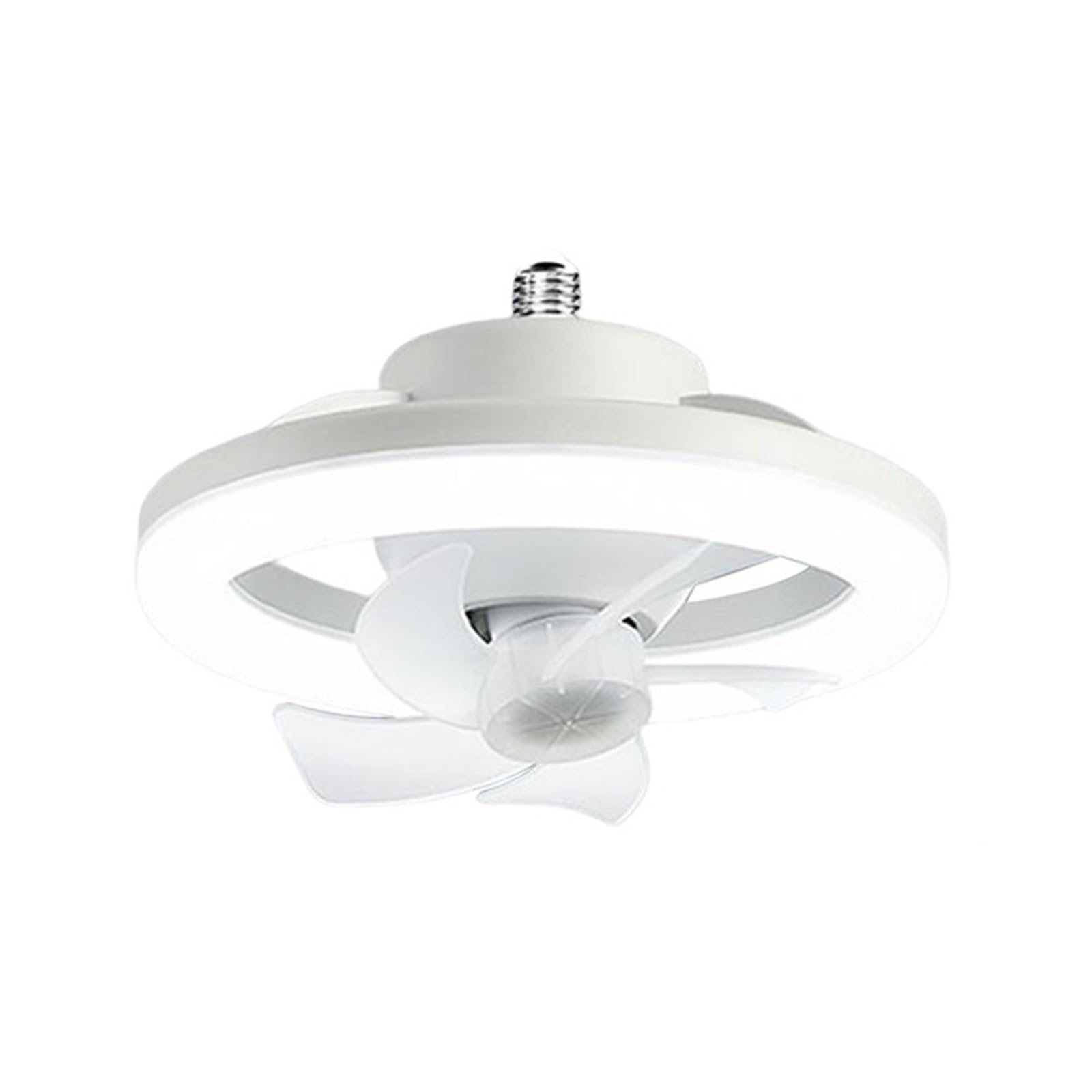 TRDEWR Ceiling Fan Light 48/60W 3-Speed Cooling Fan Ceiling Light 3-Gear Dimmable Electric Fan Lamp Remote Control E27 Lamp Holder Good Light and Shadow Effects(48W No Wire)