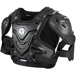 Scoyco Chest Protector Motocross Breathable Motorcycle Armor Vest for Adult | Adjustable Dirt Bike Chest and Back Protective Gear Road Racing Riding Cycling