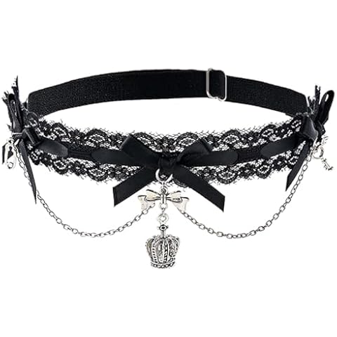 Florry Black Lace Garters Sexy Leg Chains with Bow Bridal Thigh Ring for Women Elastic Leg Garter Belt for Halloween Cosplay Cover