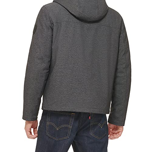 Image of Levi's Men's Soft Shell Two Pocket Hooded Trucker Jacket