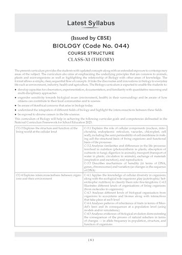 Image of Oswaal CBSE Class 11 Biology Question Bank | Chapter & Topic-wise Solved Papers (2017-2026) | Based on Syllabus (April 2026) | Includes 2026 Papers | For 2027 Exam