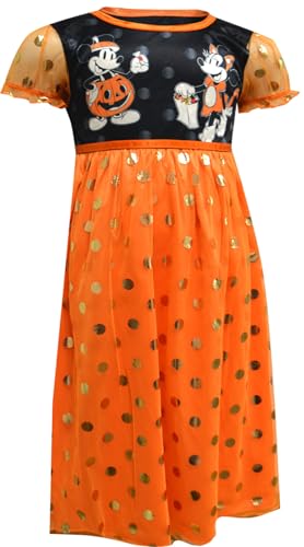 Girls Dress Like Minnie Mouse Halloween Party Nightgown